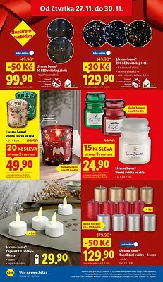 akční leták Lidl 24.11.2025-26.11.2025