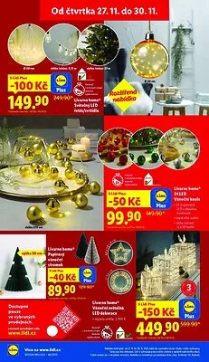 akční leták Lidl 27.11.2025-30.11.2025