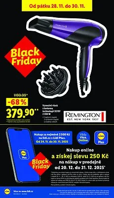 akční leták Lidl 27.11.2025-30.11.2025