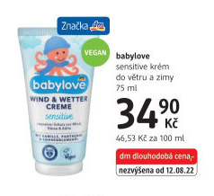 Krém do větru a zimy Sensitive Babylove