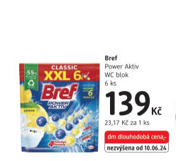 WC blok tuhý Power Aktiv Bref