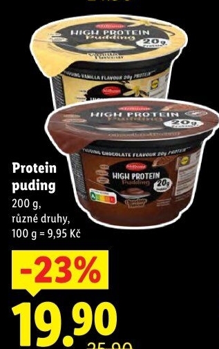 Dezert pudink High protein Milbona