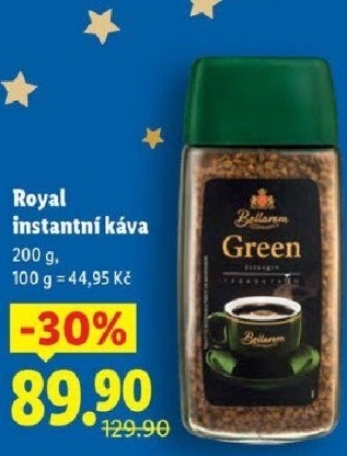 Instantní káva sušená mrazem Royal Bellarom