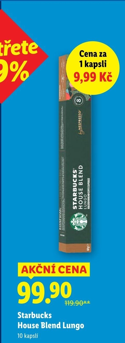 Kapsle Nespresso Starbucks