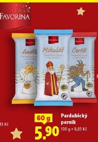 Perník pardubický Favorina