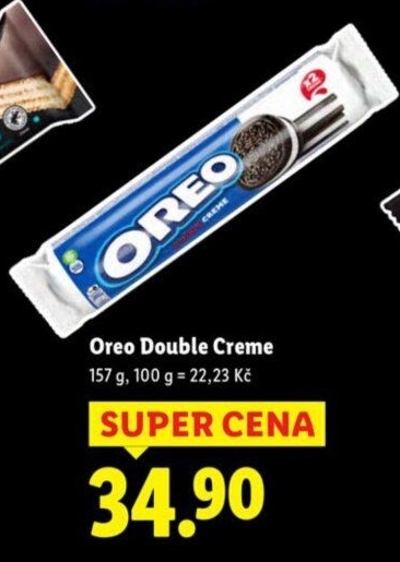 Sušenky Double Creme Oreo