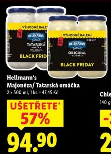 Tatarská omáčka Hellmann'