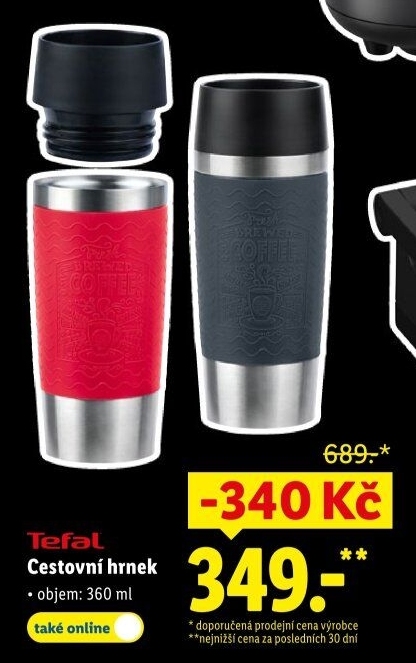 Cestovní hrnek Tefal