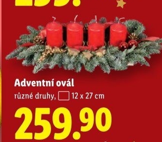 Vánoční aranžmá