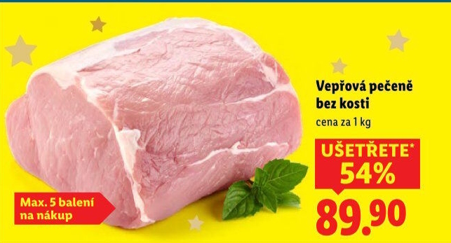 Vepřová pečeně bez kosti