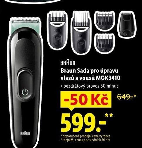 Zastřihovač Braun MGK3410