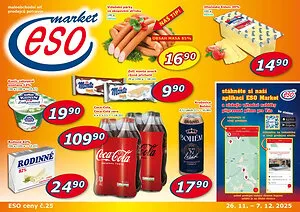 akční leták ESO MARKET 26.11.2025-7.12.2025