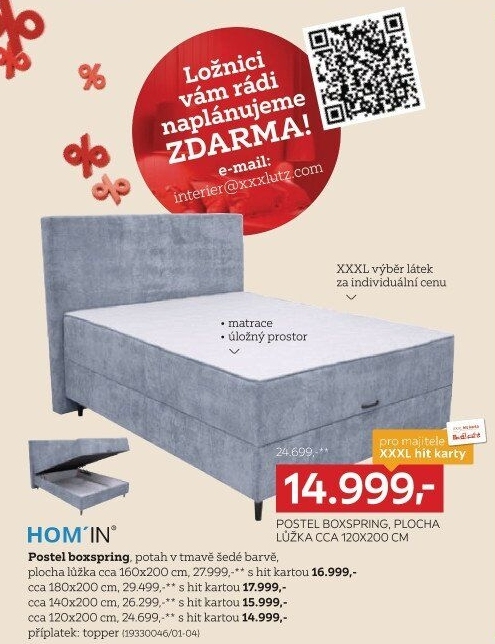 BOXSPRING 160 CM
