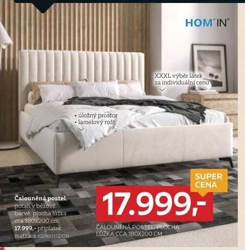 ČALOUNĚNÁ POSTEL