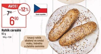 Cereální rohlík