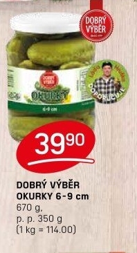 Okurky Dobrý Výběr