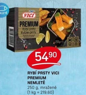 Rybí prsty nemleté mražené Vici Premium