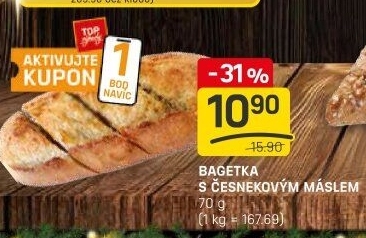 Bageta česneková
