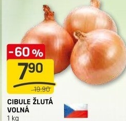 Cibule kuchyňská žlutá