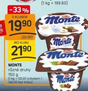 Dezert Monte Zott