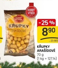 Křupky arašídové Dobrý Výběr