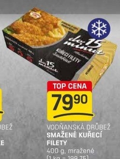 Kuřecí filety smažené mražené Vodňanské kuře