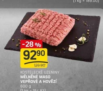 Mělněné maso mix Kostelecké uzeniny