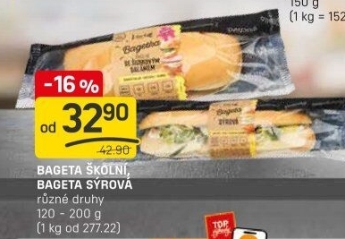 Obložená bageta