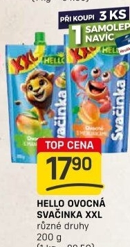 Ovocná kapsička Svačinka Hello
