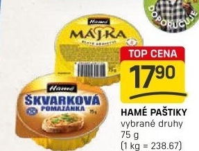 Paštiky Hamé