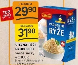 Rýže parboiled Vitana