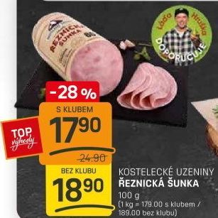 Šunka Řeznická výběrová Kostelecké uzeniny