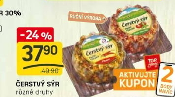 Sýr čerstvý v koření Kromilk