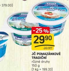 Tradiční pomazánkové Jihočeské Madeta