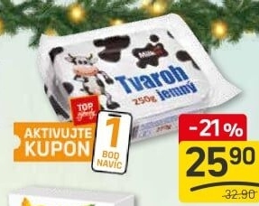 Tvaroh jemný Milkin