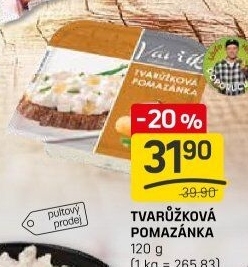 Tvarůžková pomazánka Lahůdky Vavřík