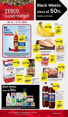 akční leták Tesco 26.11.2025-2.12.2025
