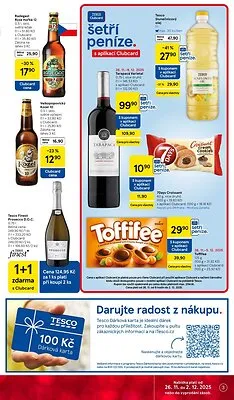 akční leták Tesco 26.11.2025-2.12.2025