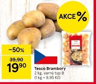 Brambory Tesco