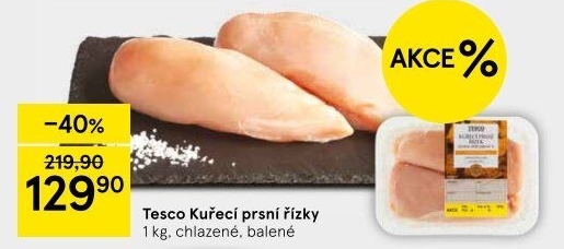 Kuřecí prsní řízky Tesco