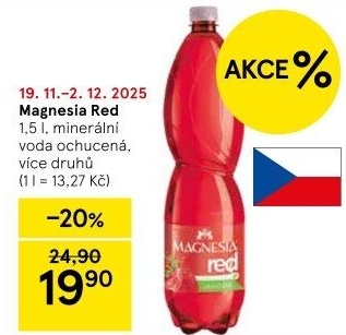 Minerální voda Magnesia Red