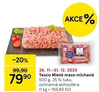 Mleté maso mix Tesco