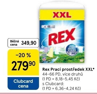 Prací prostředky Rex