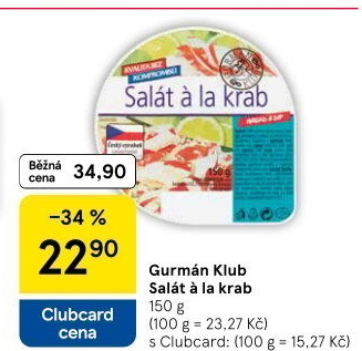Salát a la krab Gurmán Klub
