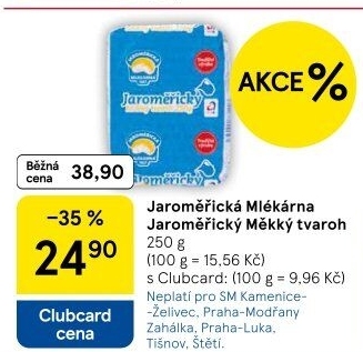 Tvaroh měkký Jaroměřický