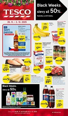 akční leták Tesco 26.11.2025-2.12.2025