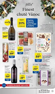 akční leták Tesco 26.11.2025-2.12.2025