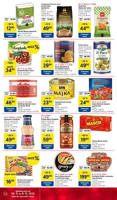 akční leták Tesco 26.11.2025-2.12.2025