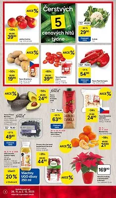 akční leták Tesco 26.11.2025-2.12.2025