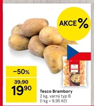 Brambory Tesco